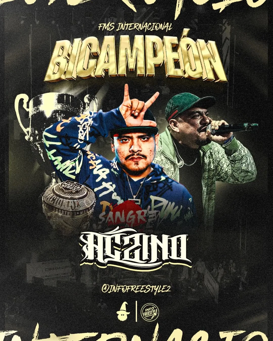 Aczino hace historia: Bicampeonato épico en FMS Internacional El Salvador