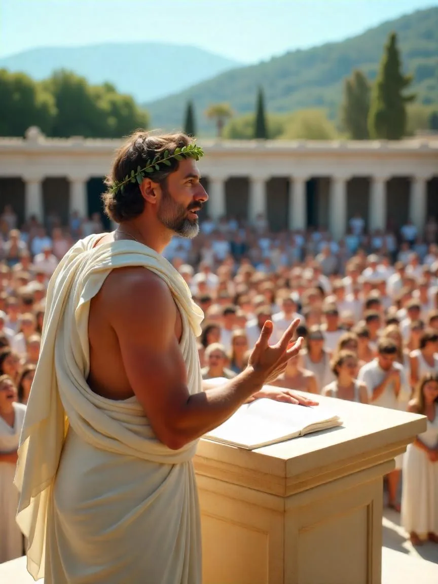 Demóstenes Tartamudo a Ser el Mejor Orador de la historia