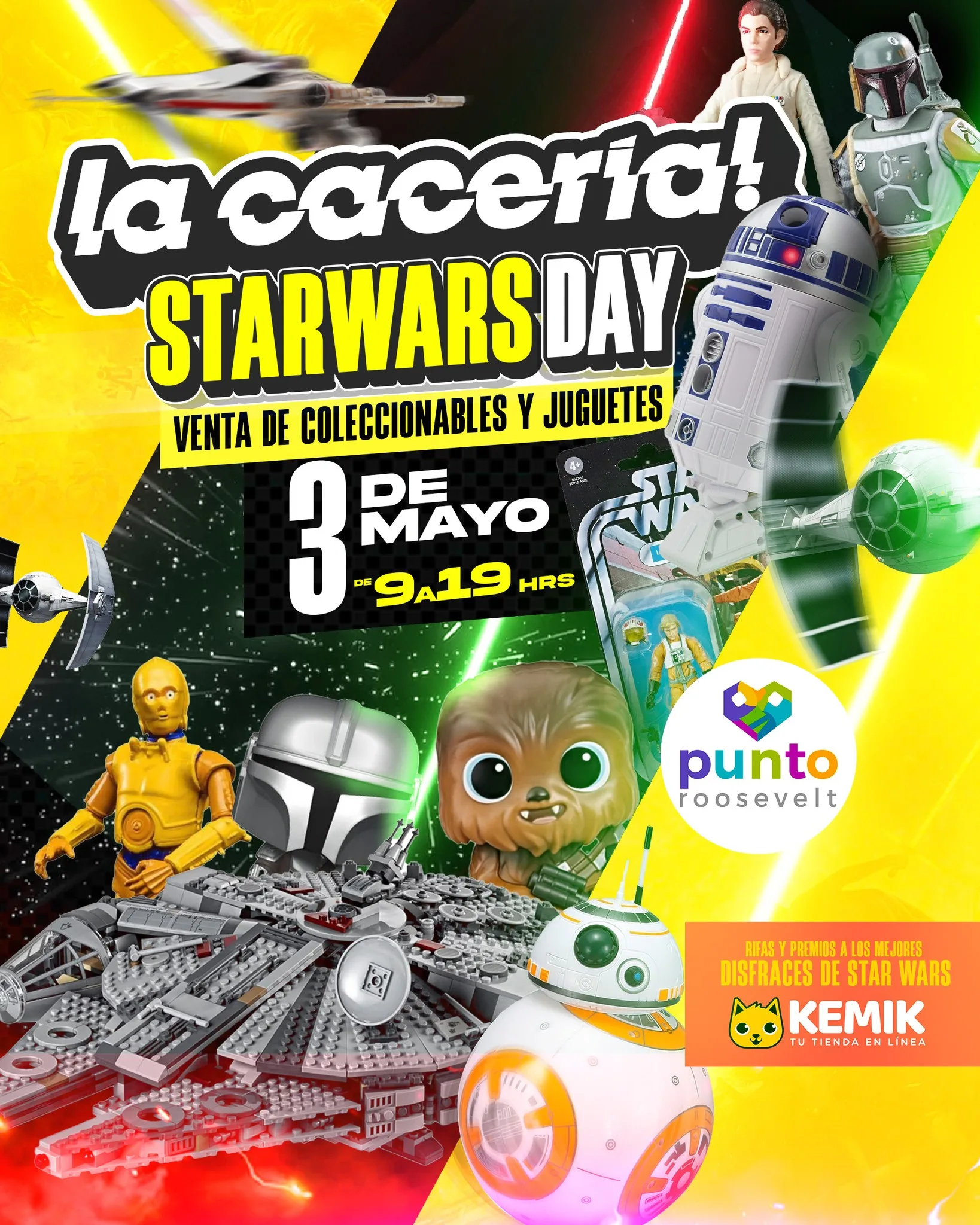 Cacería Star Wars ÉPICA en Punto Roosevelt