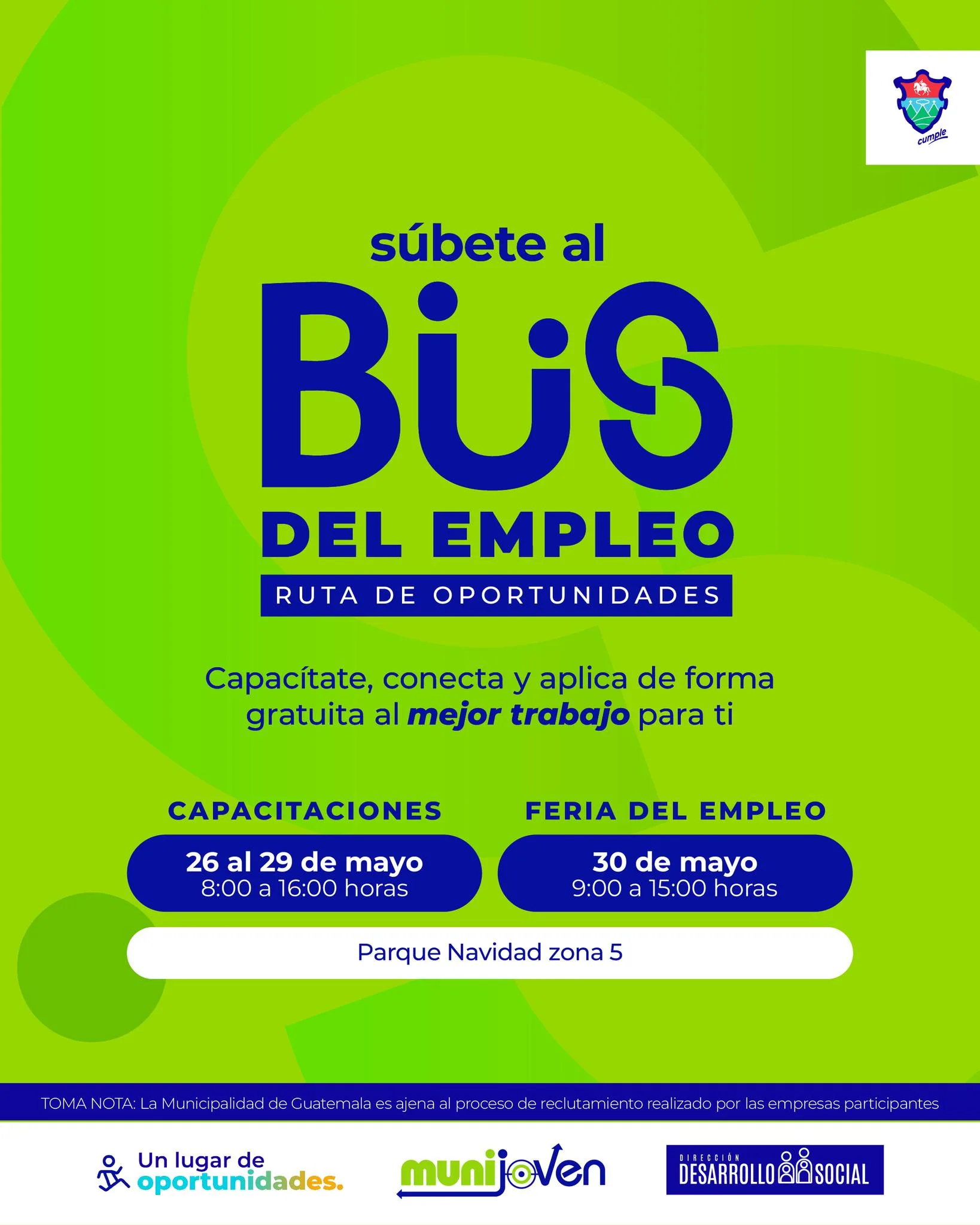 MUNI convoca a gran feria de empleo con más de 2,000 plazas laborales