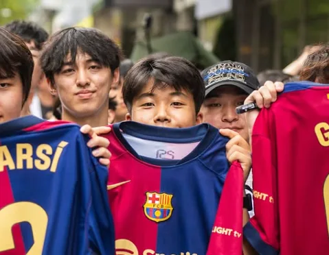 Partido en vivo de Barcelona en Corea del Sur