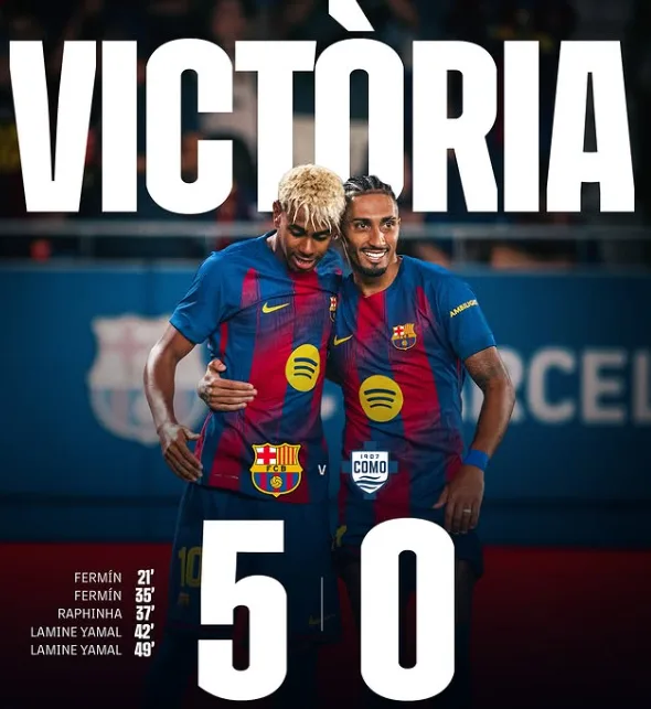 Victoria del Barça en el Trofeo Joan Gamper