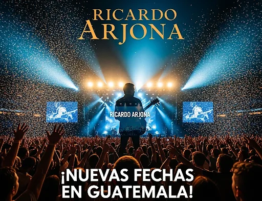 ¡Éxito sin precedentes! Ricardo Arjona anuncia nuevas fechas en Guatemala tras agotar 15 conciertos