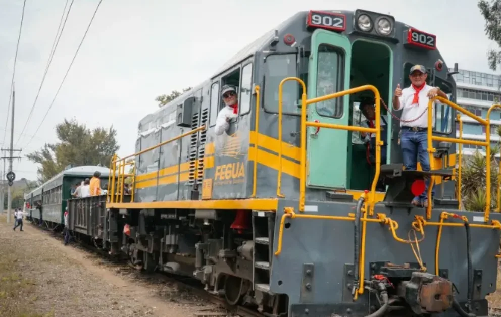 El tren de los niños esta en el Museo del Ferrocarril