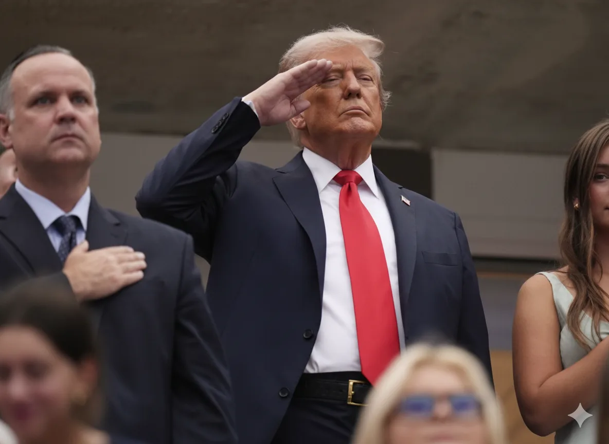 Donald Trump llego al US Open y causa caos y abucheos