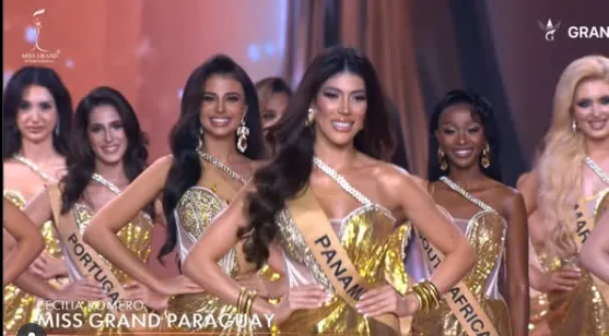 Miss Grand Panamá protagoniza momento viral en Miss Grand International 2025. Foto: captura de pantalla/Instagram