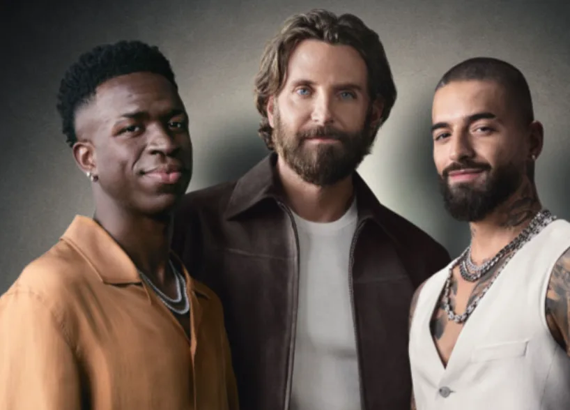 La fragancia que conecta a Vinícius Jr., Maluma y Bradley Cooper